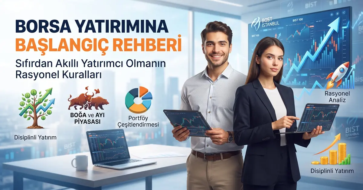 Borsa Yatırımına Başlangıç Rehberi: Sıfırdan Akıllı Yatırımcı Olmanın Rasyonel Kuralları 1 Borsa Yatirimina Baslangic Rehberi Sifirdan Akilli Yatirimci Olmanin Rasyonel Kurallari