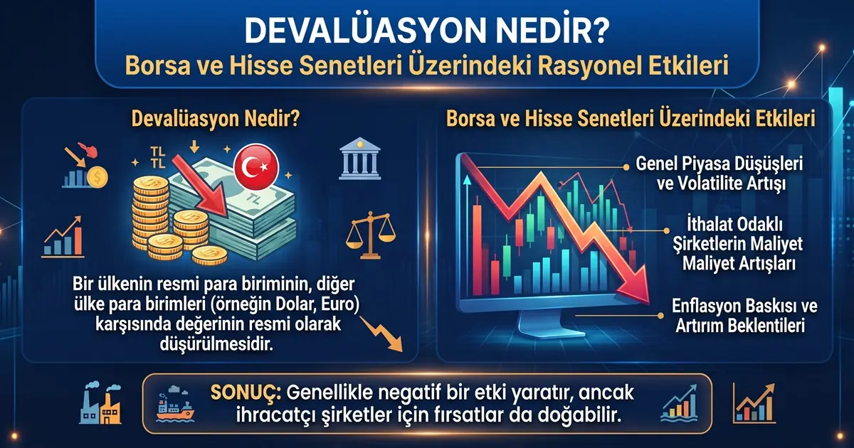 Devalüasyon Nedir? Borsa ve Hisse Senetleri Üzerindeki Rasyonel Etkileri 1 Devaluasyon Nedir Borsa ve Hisse Senetleri Uzerindeki Rasyonel Etkileri