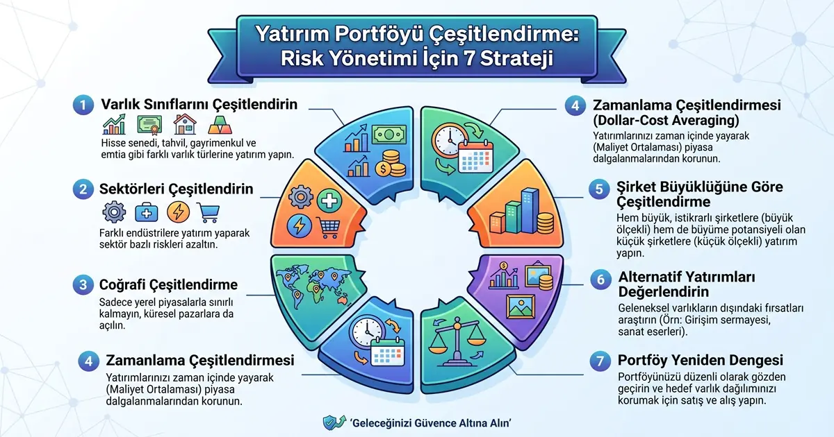 Yatirim Portfoyu Cesitlendirme Risk Yonetimi Icin 7 Strateji