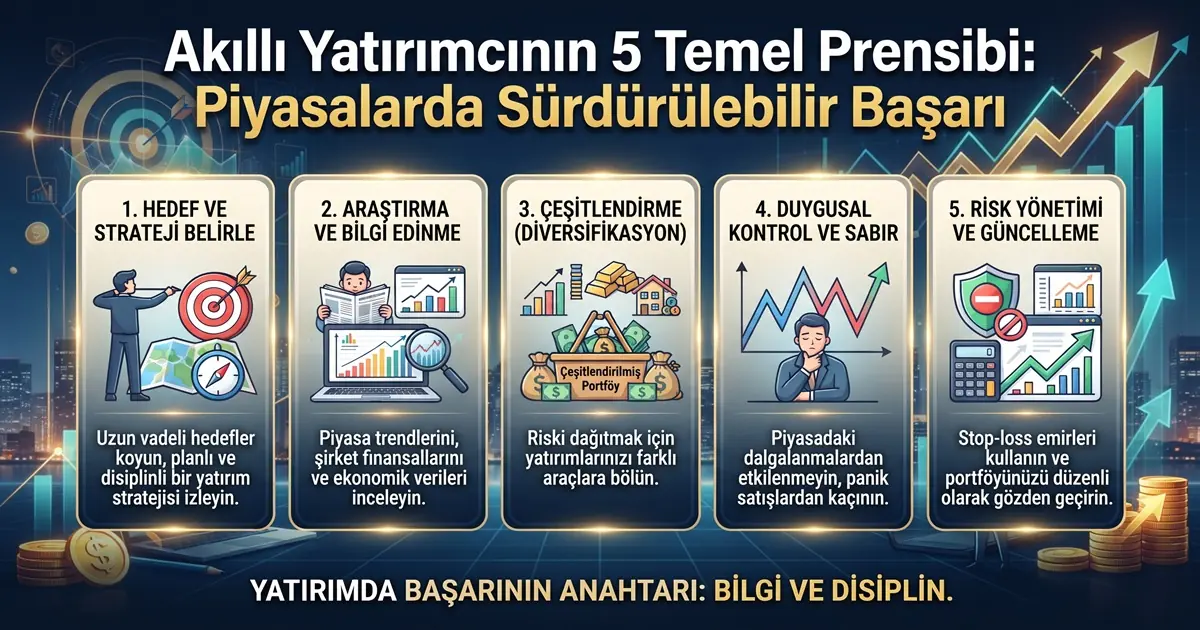 Akıllı Yatırımcının 5 Temel Prensibi: Piyasalarda Sürdürülebilir Başarı 1 Akilli Yatirimcinin 5 Temel Prensibi Piyasalarda Surdurulebilir Basari