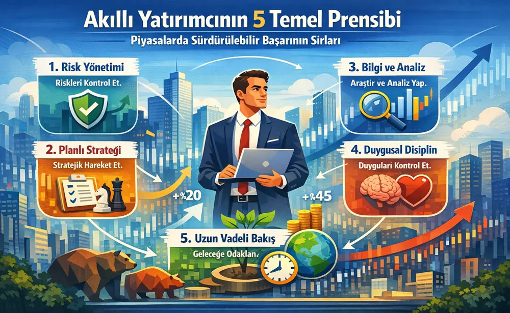 Akıllı Yatırımcının 5 Temel Prensibi: Piyasalarda Sürdürülebilir Başarının Sırları 1 Akilli Yatirimcinin 5 Temel Prensibi Piyasalarda Surdurulebilir Basarinin Sirlari