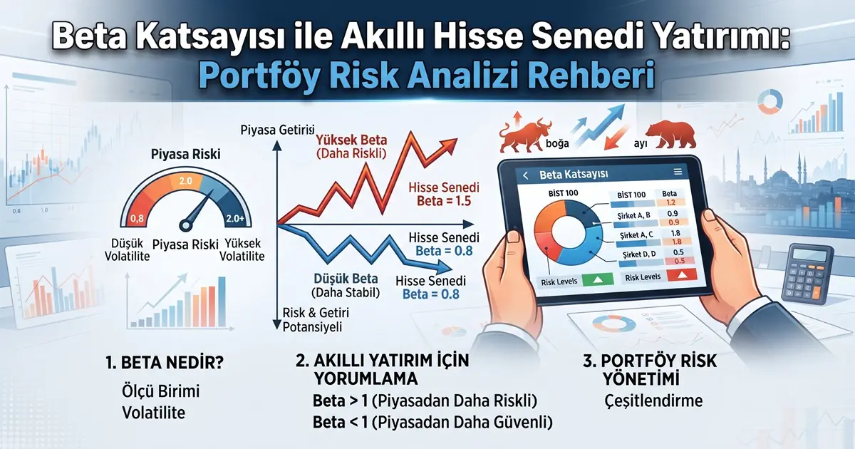 Beta Katsayısı ile Akıllı Hisse Senedi Yatırımı: Portföy Risk Analizi Rehberi 1 Beta Katsayisi ile Akilli Hisse Senedi Yatirimi Portfoy Risk Analizi Rehberi