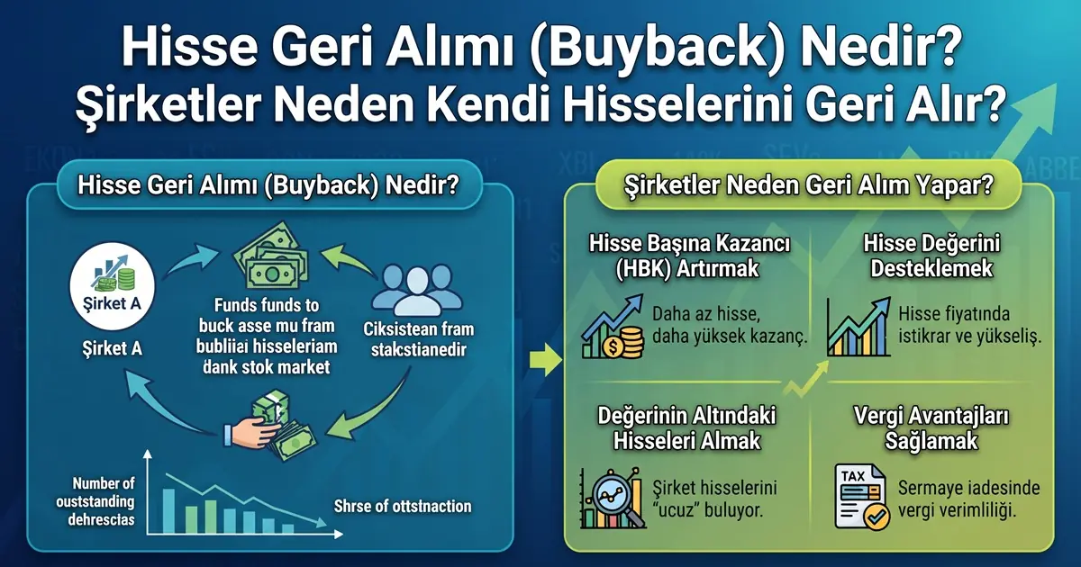 Hisse Geri Alimi Buyback Nedir Sirketler Neden Kendi Hisselerini Geri Alir