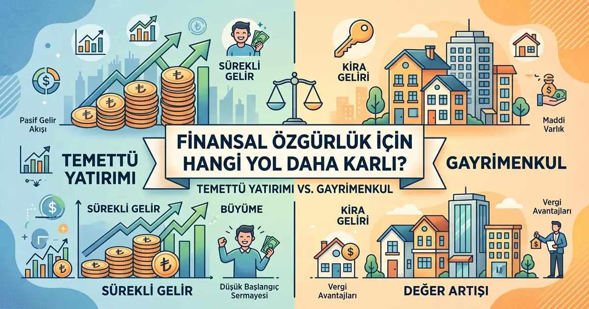 Temettu Yatirimi vs. Gayrimenkul Finansal Ozgurluk Icin Hangi Yol Daha Karli