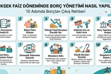 Yüksek Faiz Döneminde Borç Yönetimi Nasıl Yapılır? 10 Adımda Borçtan Çıkış Rehberi 10 Yuksek Faiz Doneminde Borc Yonetimi Nasil Yapilir 10 Adimda Borctan Cikis Rehberi