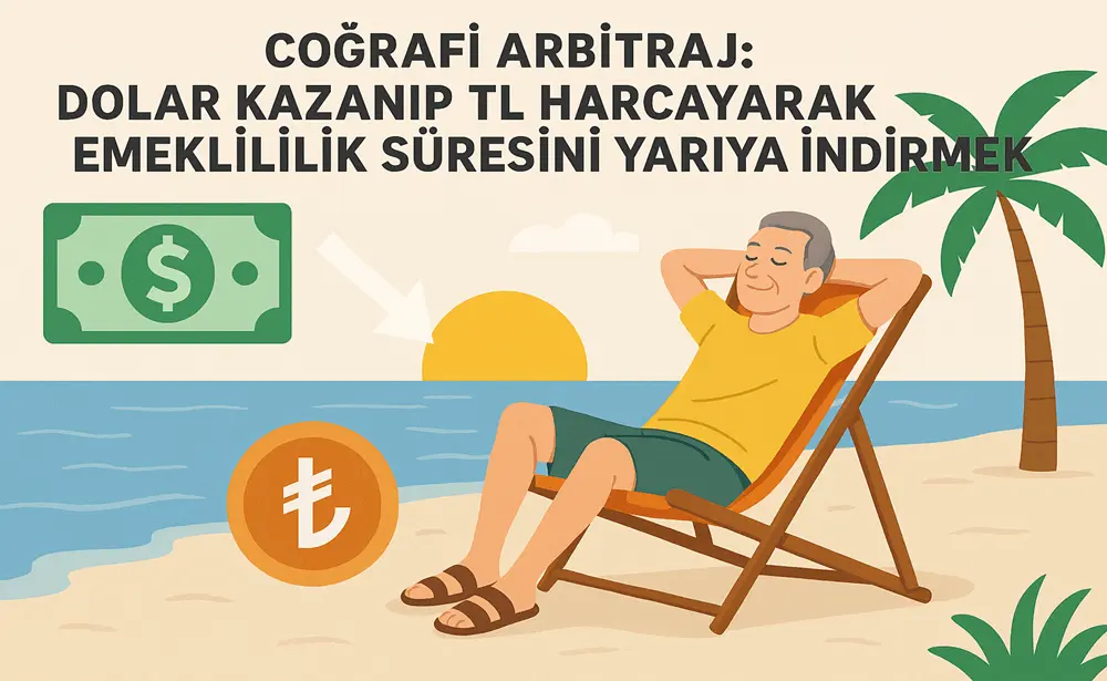Coğrafi Arbitraj: Dolar Kazanıp TL Harcayarak Emeklilik Süresini Yarıya İndirmek 1 Cografi Arbitraj Dolar Kazanip TL Harcayarak Emeklilik Suresini Yariya Indirmek