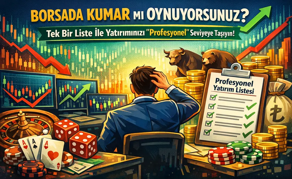 Borsada Kumar mi Oynuyorsunuz Tek Bir Liste Ile Yatiriminizi Profesyonel Seviyeye Tasiyin