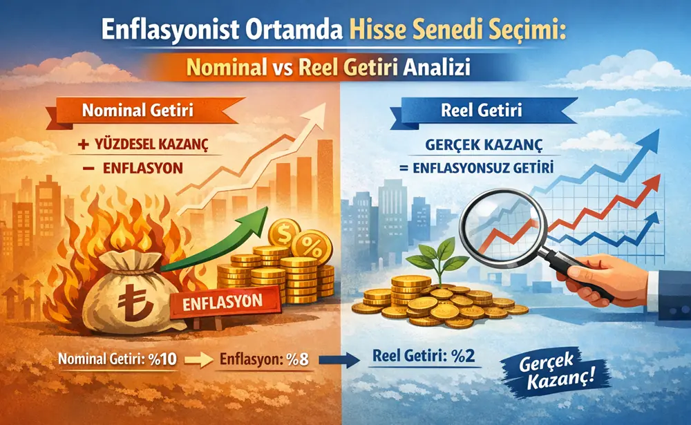 Enflasyonist Ortamda Hisse Senedi Seçimi: Nominal vs Reel Getiri Analizi 1 Enflasyonist Ortamda Hisse Senedi Secimi Nominal vs Reel Getiri Analizi