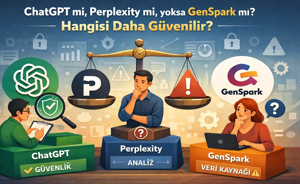 ChatGPT mi Perplexity mi yoksa GenSpark mi Hangisi Daha Guvenilir