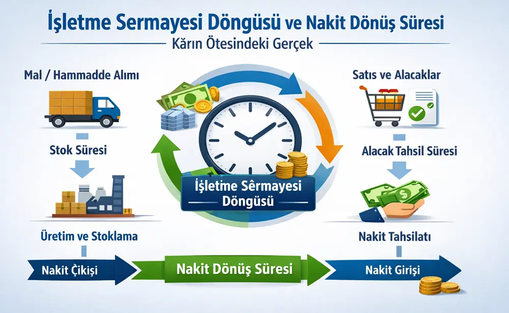 Isletme Sermayesi Dongusu ve Nakit Donus Suresi Karin Otesindeki Gercek