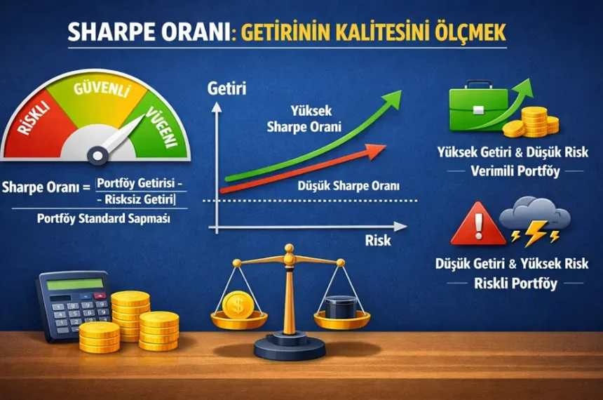 Modern Portfoy Yonetiminde Sharpe Orani Getirinin Kalitesini Olcmek