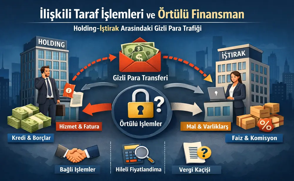 Iliskili Taraf Islemleri ve Ortulu Finansman Holding Istirak Arasindaki Gizli Para Trafigi Nasil Okunur