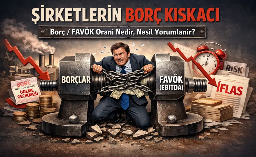 Şirketlerin Borç Kıskacı: Borç/FAVÖK (Debt/EBITDA) Oranı Nedir, Nasıl Yorumlanır? 1 Sirketlerin Borc Kiskaci Borc FAVOK Debt EBITDA Orani Nedir Nasil Yorumlanir