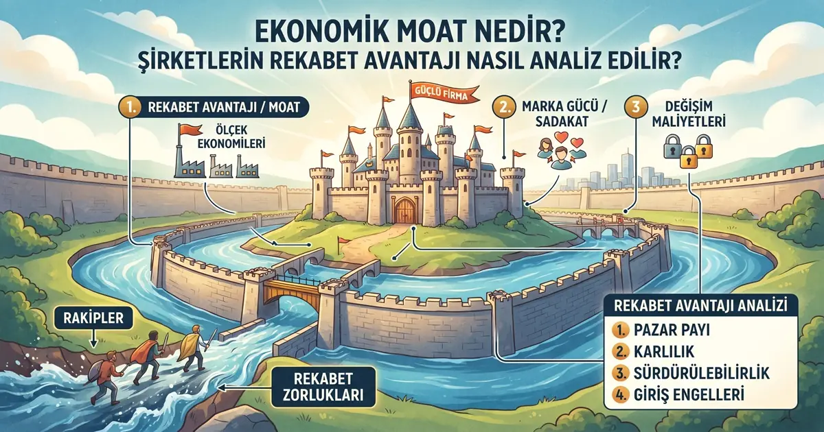 Ekonomik Moat Nedir Sirketlerin Rekabet Avantaji Nasil Analiz Edilir