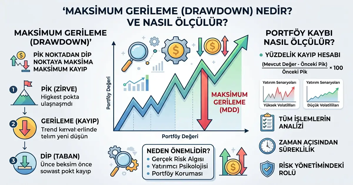 Maksimum Gerileme (Drawdown) Nedir? Portföy Kaybı Nasıl Ölçülür? 20 Maksimum Gerileme Drawdown Nedir Portfoy Kaybi Nasil Olculur