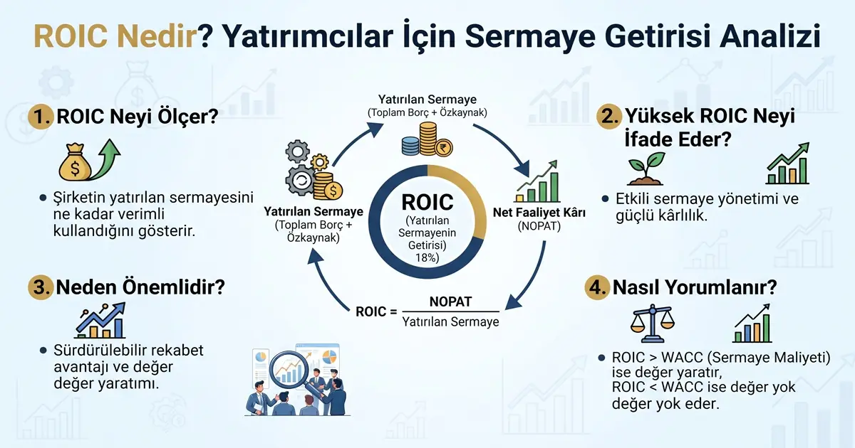 ROIC Nedir? Yatırımcılar İçin Sermaye Getirisi Analizi 1 ROIC Nedir Yatirimcilar Icin Sermaye Getirisi Analizi